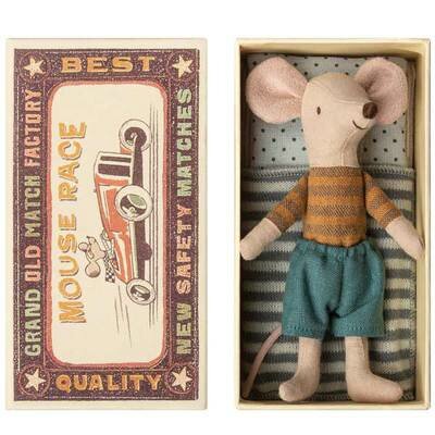 Souris grand frère box race MAILEG l www.little-home.fr Souris boîte d'allumettes MAILEG Souris Micro