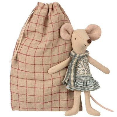 Souris hiver grande soeur - Micro MAILEG l www.little-home.fr Souris Mouse Micro Echarpe Tutu MAILEG