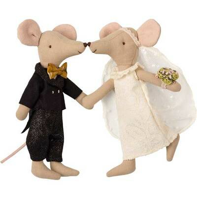 Coffret Couple de mariés souris MAILEG l www.little-home.fr Mariage Personnage couple mariés wedding day