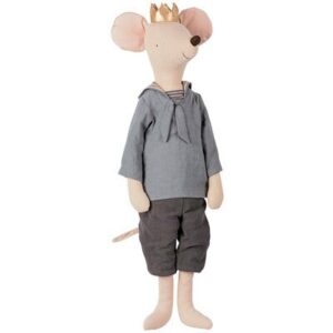 Souris Prince bleu - Mega MAILEG l www.little-home.fr Grande Poupée Souris Princesse Fée Jouet fille