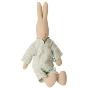 Poupée Lapin Rabbit pyjama bleu Taille 1 mini MAILEG