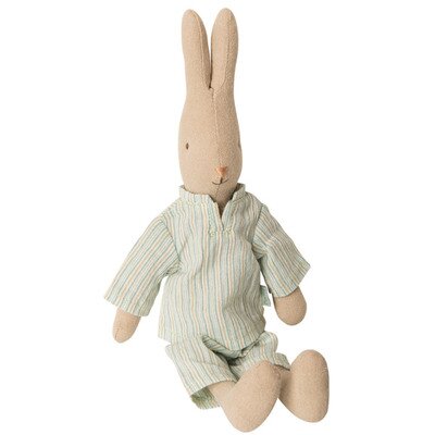 Poupée Lapin Rabbit pyjama bleu Taille 1 mini MAILEG