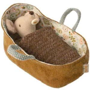 Couffin ocre et souris bébé MAILEG l www.little-home.fr Mobilier