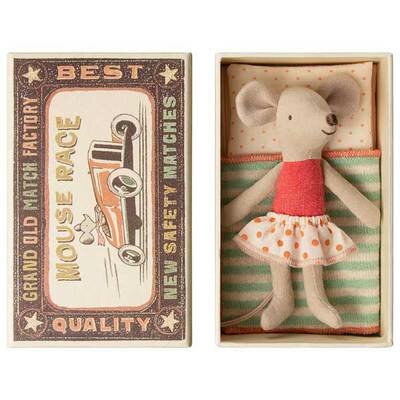Souris petite soeur tutu boîte d'allumettes MAILEG