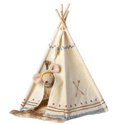 Souris Indienne et tipi tente MAILEG www.little-home.fr Collection Poupée