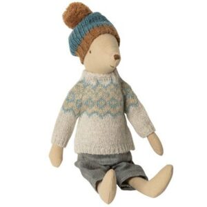 Grande souris Garçon Medium MAILEG l www.little-home.fr Mouse Winter Hiver