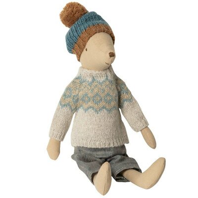 Grande souris Garçon Medium MAILEG l www.little-home.fr Mouse Winter Hiver