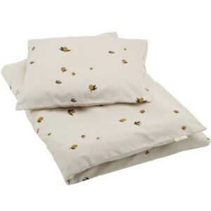 Parure de lit coton Bio Lemon Citron KONGES SLOJD l www.little-home.fr Linge de Lit Chambre Bébé Enfant
