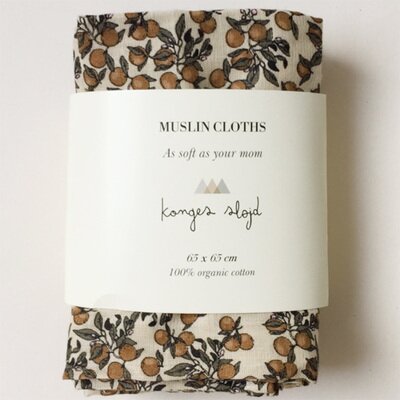 3 langes Orangerie beige BIO KONGES SLOJD www.little-home.fr toilette bébé