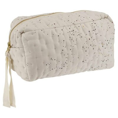 Trousse de toilette matelassé Bio étoile KONGES SLOJD l www.little-home.fr Sac Pochettes Trousse Enfant