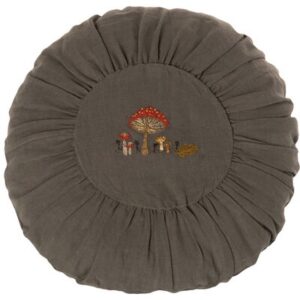 Coussin rond brodé - champignons MAILEG l www.little-home.fr Chambre enfan