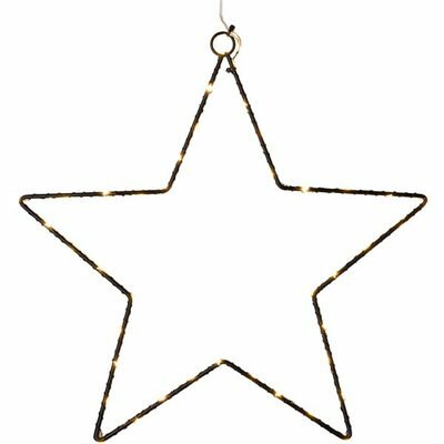 Etoile lumineuse LED noir SIRIUS l www.little-home.fr Décoration Guirlande Lumineuse Noël Chambre Enfant