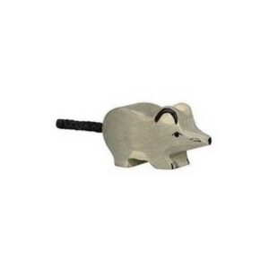 Figurine animal en bois - souris HOLZTIGER l www.little-home.fr Animal Jouet en bois traditionnel enfant