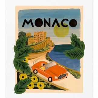 Affiche Monaco RIFLE PAPER CO