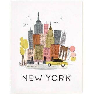 Affiche New York RIFLE PAPER CO NYC dessin Anna Bond