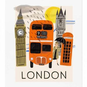 Affiche Londres RIFLE PAPER CO