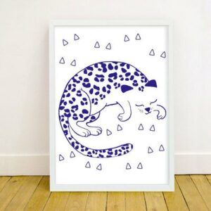 Affiche / Poster phosphorescent - Ours Grizzly OMY DESIGN & PLAY