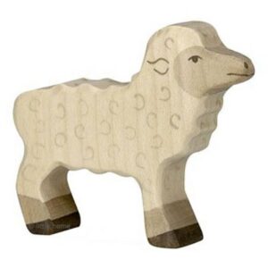 Figurine animal en bois - agneau HOLZTIGER