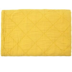Dessus de lit ALMA jaune ROSE IN APRIL l www.little-home.fr Couverture Plaid Linge de lit Enfant Bébé