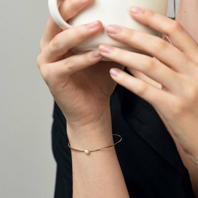 Bracelet Jonc femme barlow ivoire TITLEE l www.little-home.fr Bijoux femme Adolescent Enfant Paris