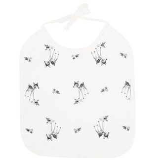 Bavoir jour Bébé Faon écru ROSE IN APRIL l www.little-home.fr Serviette Bavoir Allaitement Repas Enfant