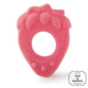 Anneau de dentition BIO - fraise OLI & CAROL