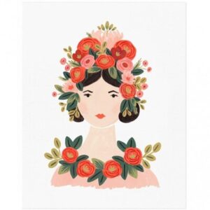 Affiche illustrée - Rosa RIFLE PAPER CO