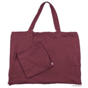 Grand sac et pochette maman - rose baobab NUMERO 74