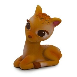 Bambi Olive OLI & CAROL Jouet 100% naturel pour le bain et jouet de dentition