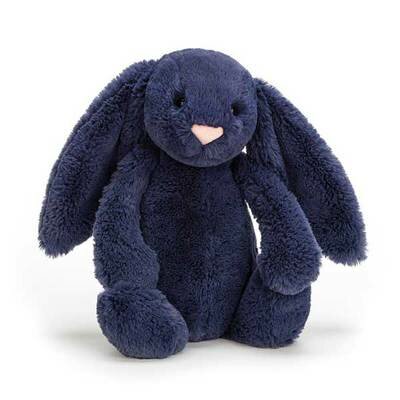 Peluche Lapin Bashful bleu marine navy JELLYCAT l www.little-home.fr bébé
