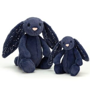 Peluche Lapin Bashful bleu marine étoile navy JELLYCAT www.little-home.fr