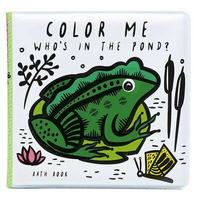 Livre de bain à colorier Color me Pond WEE GALLERY l www.little-home.fr Jouets Bain Coloriage Etang