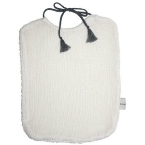 Bavoir naturel - ardoise ANNABEL KERN