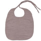 Bavoir rond Gaze coton Biologique rose fané NUMERO 74