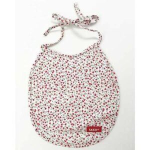 Bavoir enfant Fleurs liberty blanc rose BAKKER MADE WITH LOVE l www.little-home.fr Bavoir Repas Enfant