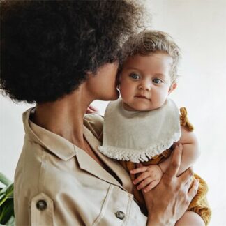 Bavoir de jour Lilly - Lin ELODIE DETAILS l www.little-home.fr naissance