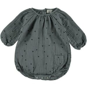 Barboteuse MATEO Confetti gris storm BUHO l www.little-home.fr Salopette Barboteuse Combinaison Bloomer