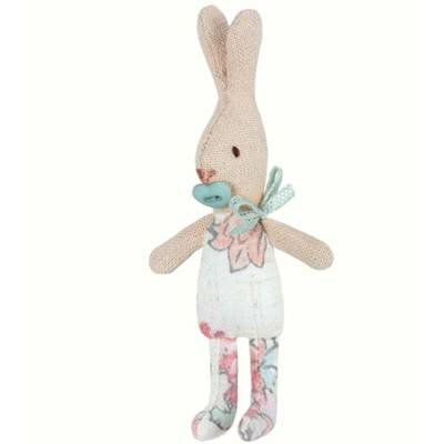 Lapin Rabbit MY fleurs - bébé garçon MAILEG poupées lapins rabbit bunny Maileg