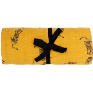 Lange imprimé Bianca tigre jaune ROSE IN APRIL l www.little-home.fr Bain