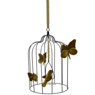 Cage à oiseau ou volière à papillons bohème L - ocre NUMERO 74 l www.little-home.fr Mobile poétique bébé
