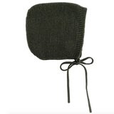 Bonnet Béguin Dolly - vert pin HVID l www.little-home.fr Cadeau Naissance