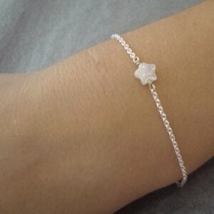 Bracelet mini étoile nacre - blanc CARAMEL AU SUCRE