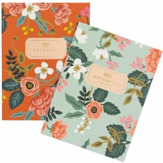 Set 2 Notebooks ou cahiers - Fleuri vintage Birch RIFLE PAPER Co