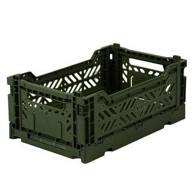 Caisse Pliante mini kaki AYKASA www.little-home.fr Boîte rangement enfant