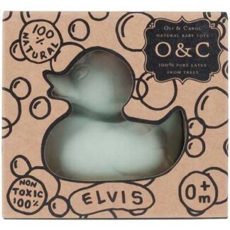 Box Canard Elvis - vert Mint OLI and CAROL l www.little-home.fr Canard Bain Jouet Bébé latex Naturel Bio
