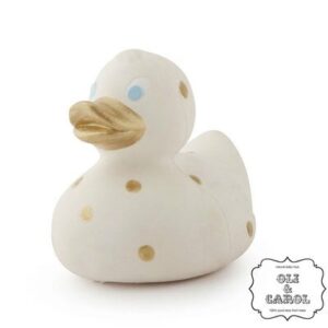 Box Canard Elvis - Pois or OLI and CAROL l www.little-home.fr Canard Bain Jouet Bébé Naturel Bio Enfant