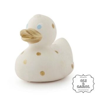 Box Canard Elvis - Pois or OLI and CAROL l www.little-home.fr Canard Bain Jouet Bébé Naturel Bio Enfant