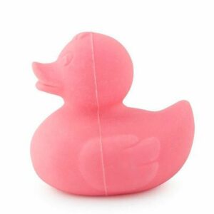 Canard Elvis rose OLI and CAROL l www.little-home.fr Jouet bain bio Bébé