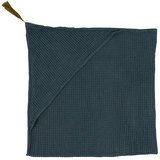 Cape de bain bébé - bleu gris NUMERO 74