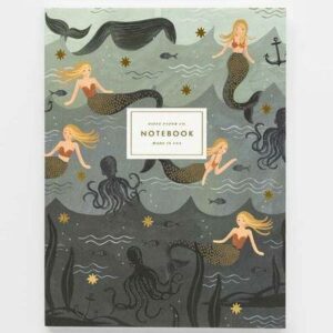 Set 2 Notebooks - Sirène Vintage RIFLE PAPER Co Vintage Mermaid